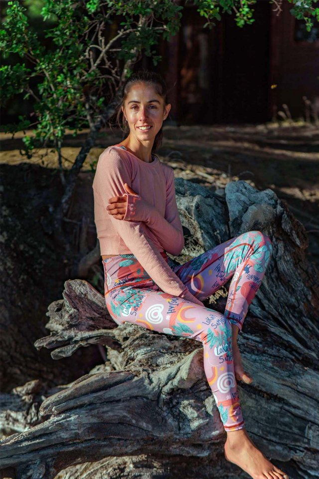 Legging 7/8 Lokah Samastah Sukhino Bhavantu