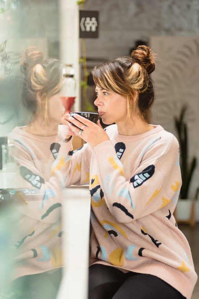 Sweater Jacquard Mystic
