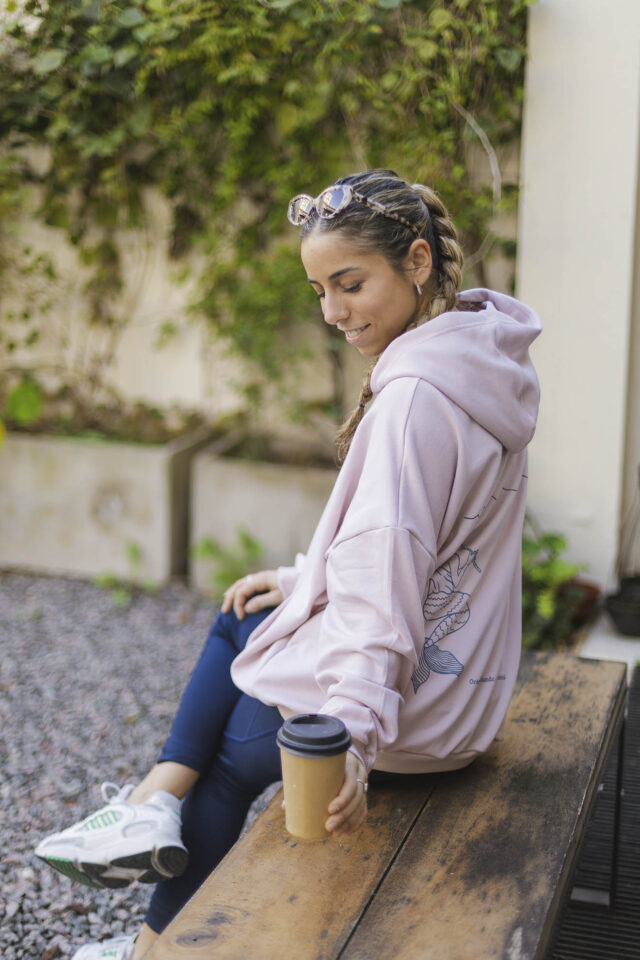 Buzo Oversize Oceano Profundo