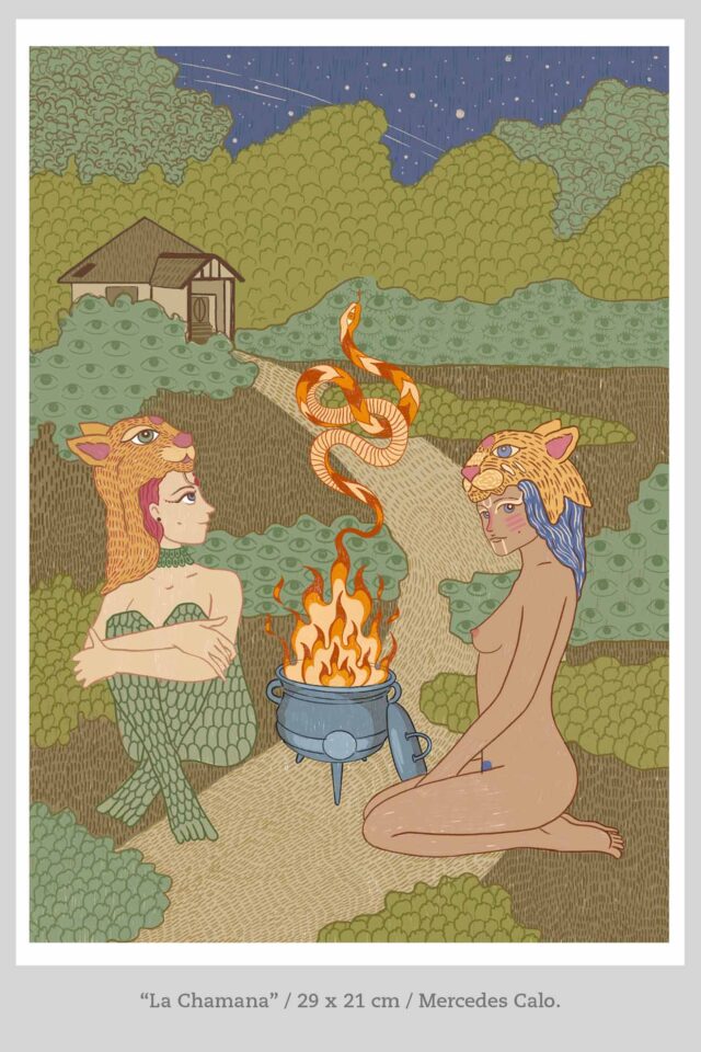 “La Chamana” Print 29 x 21 cm