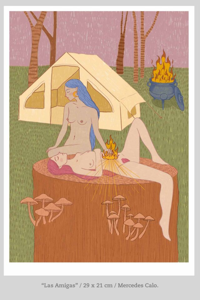 “Las Amigas” Print 29 x 21 cm